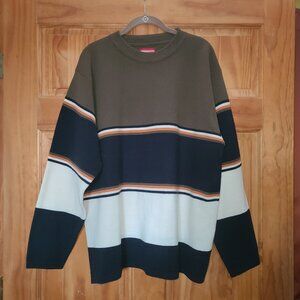 UNIONBAY Multi-Colored Vintage Striped Sweater